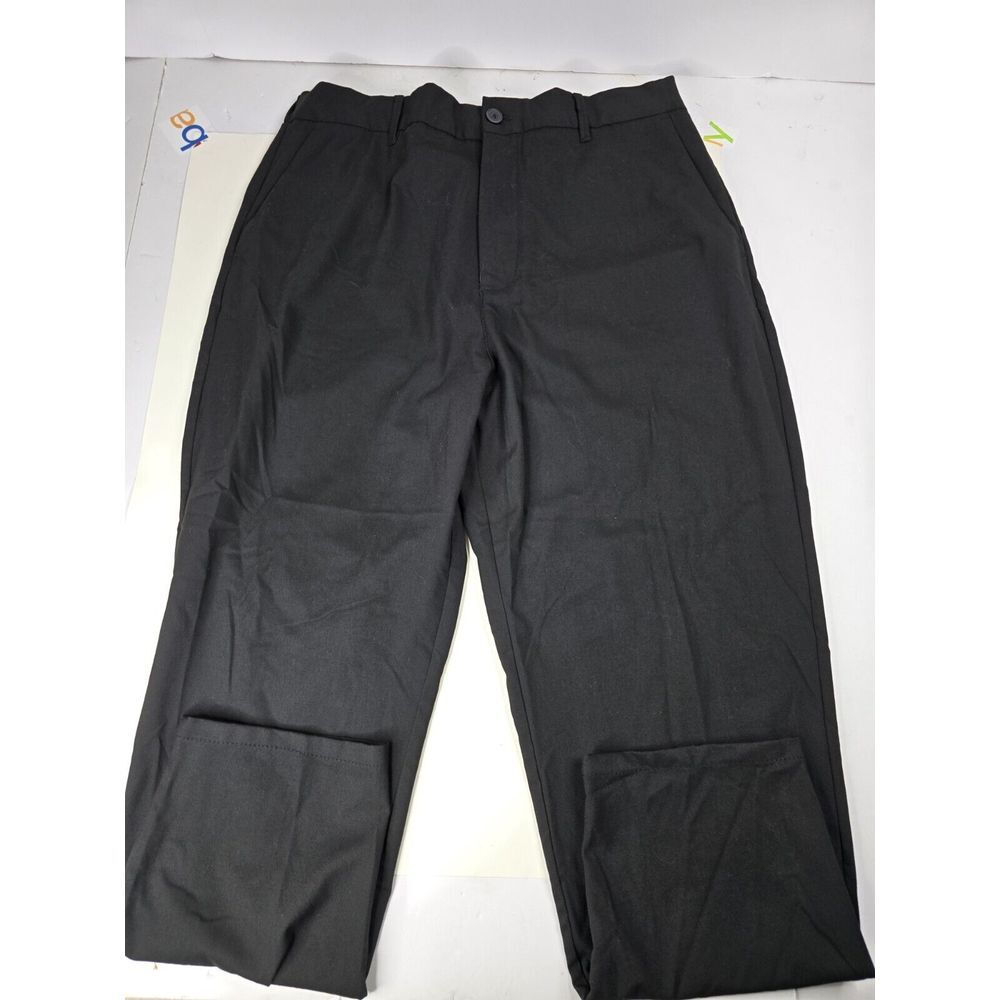 Women's Pull & Bear‎ Updated Garments Dress Slacks Size L Large Black Office